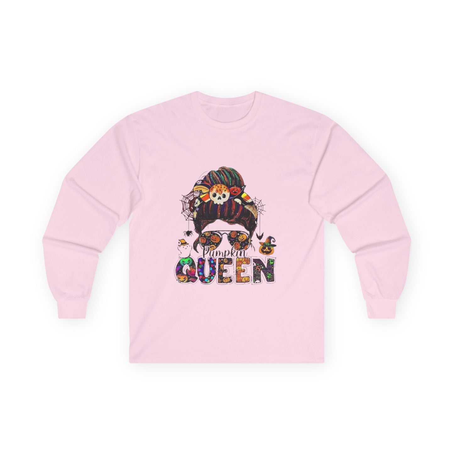 Pumpkin Queen Long Sleeve Tee - Unisex Fall Apparel
