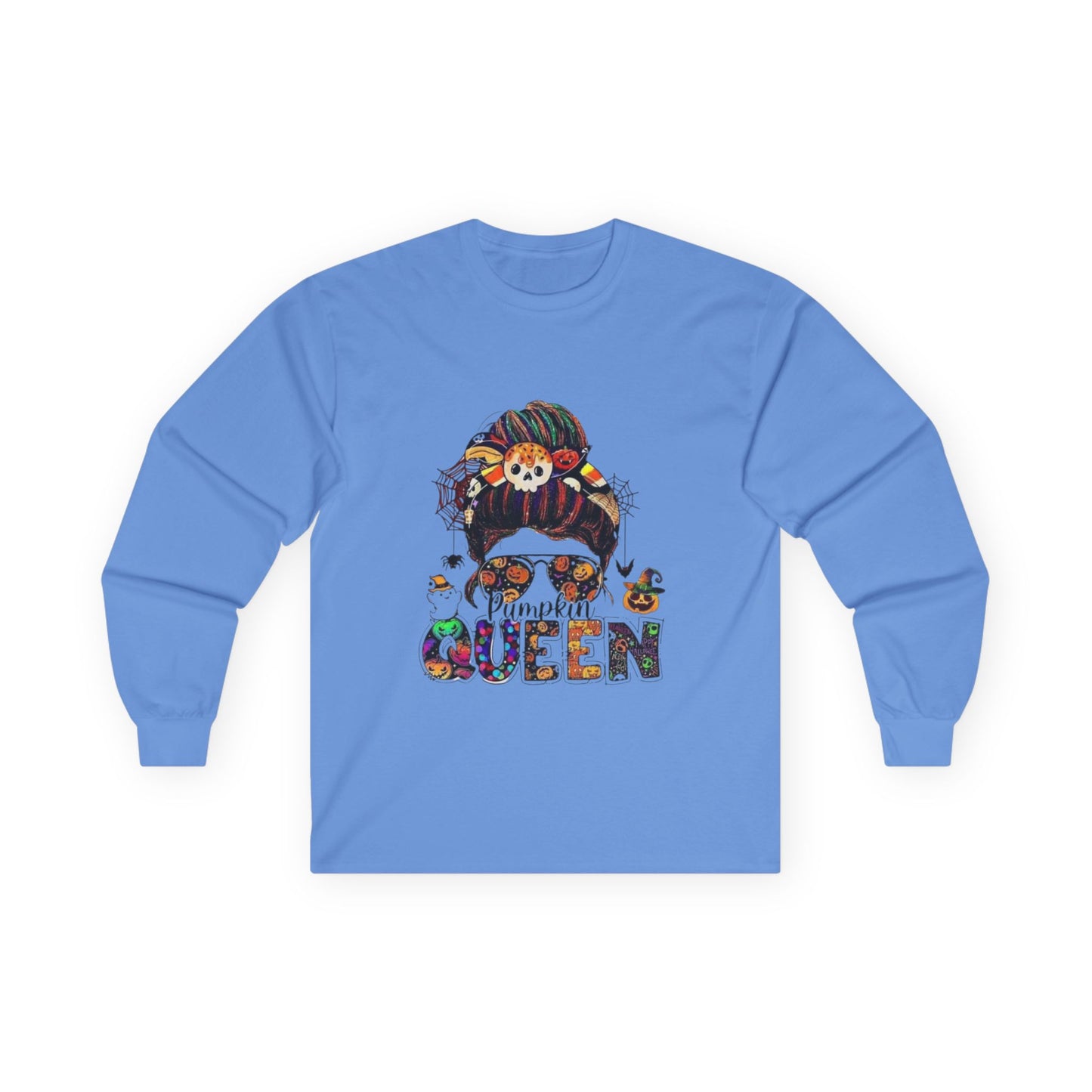 Pumpkin Queen Long Sleeve Tee - Unisex Fall Apparel