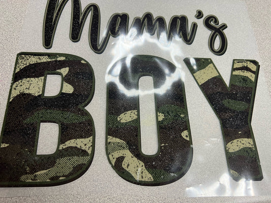 Mama Boy Decal