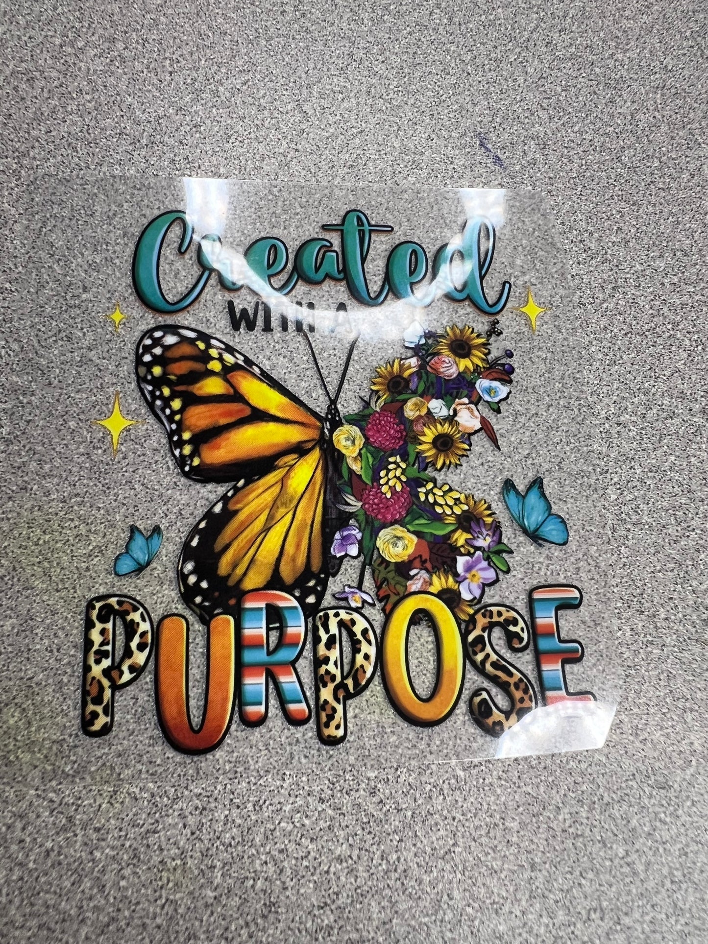 Created with a purpose Decal Mini
