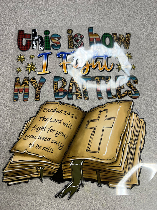 This is how I Fight MY BATTLES Decal