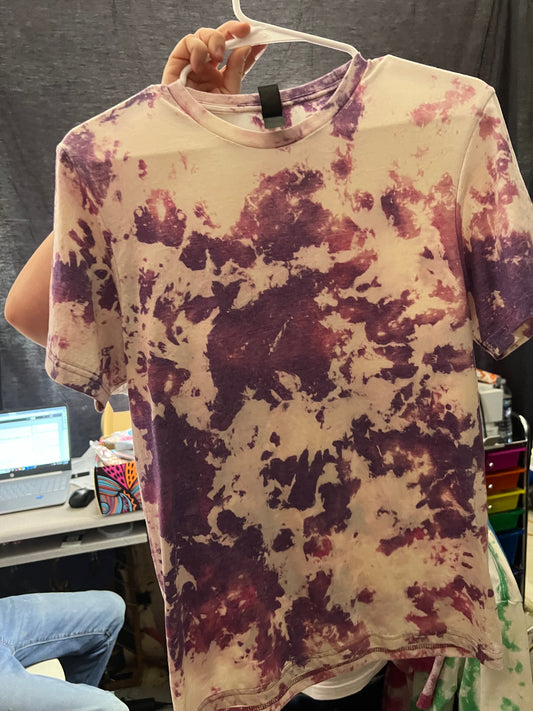 purple Tye Dye Tee Small