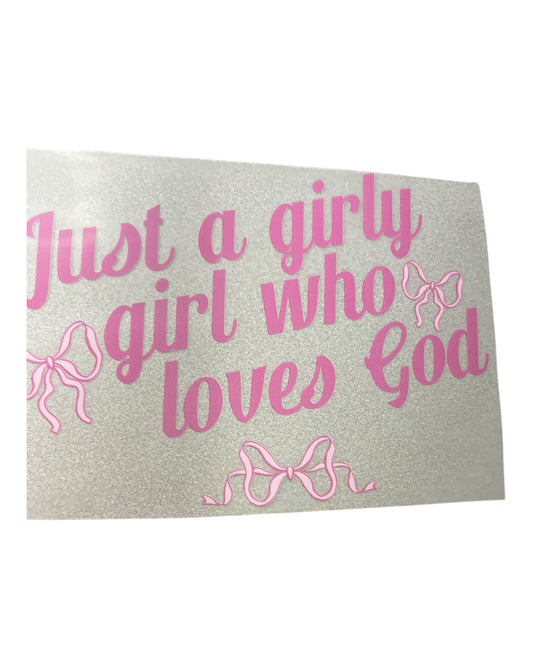 Just a girly girl who loves god